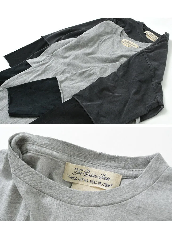 REMI RELIEF / Jersey Grunge 7/10 Sleeve T-Shirt
