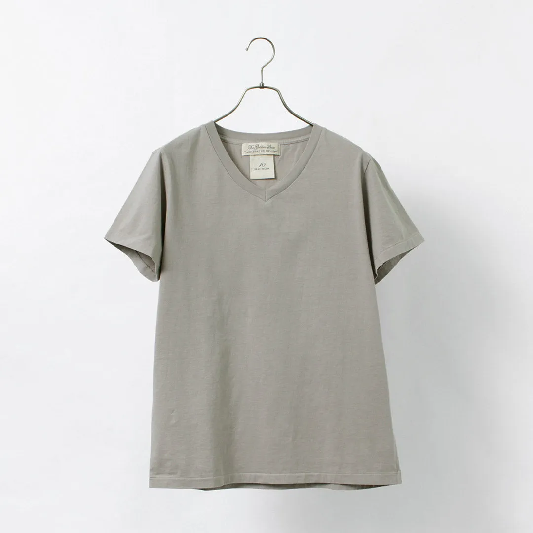 REMI RELIEF / LW processed V-neck T-shirt