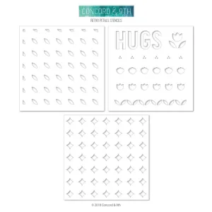 Retro Petals Turnabout Stencils