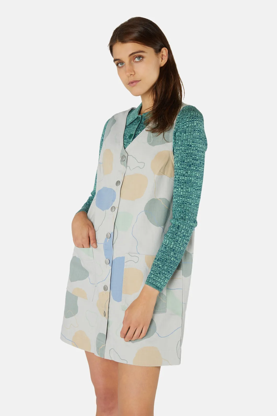Rock Solid Denim Pinafore