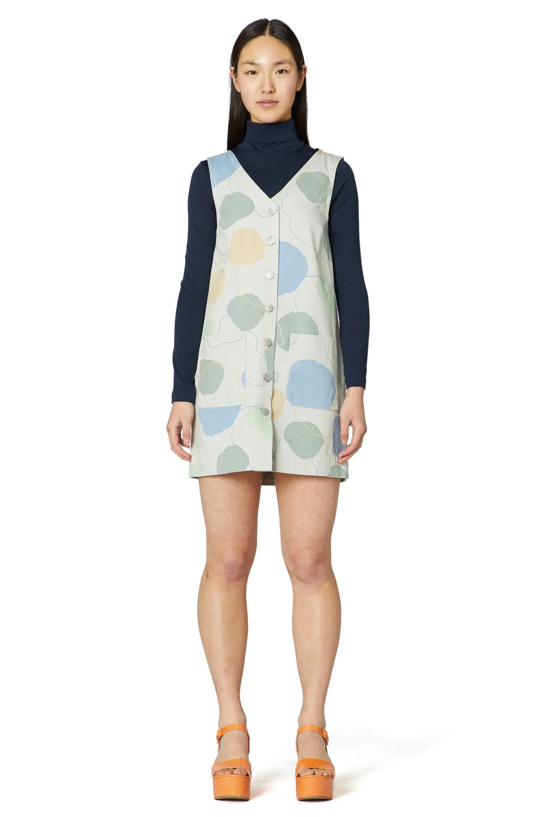 Rock Solid Denim Pinafore