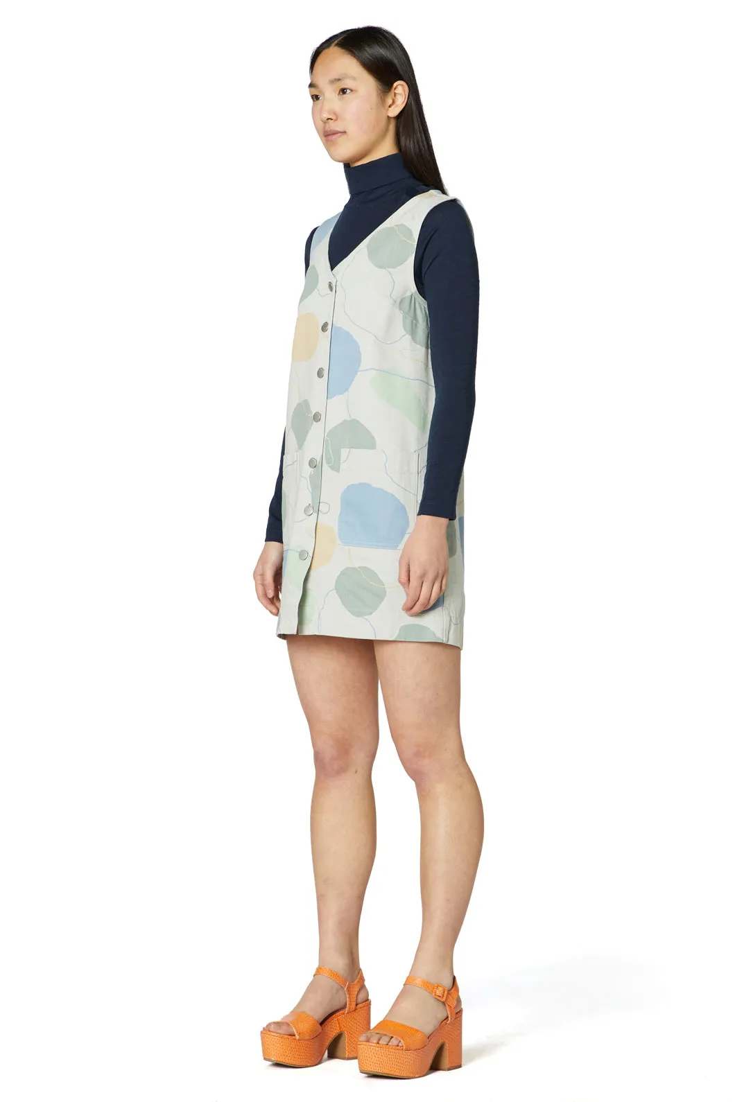 Rock Solid Denim Pinafore