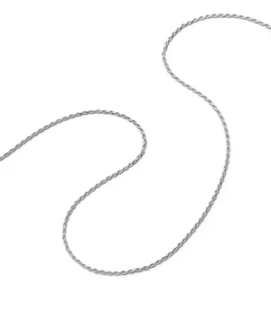 Rope Layering  Chain Necklace Sterling Silver