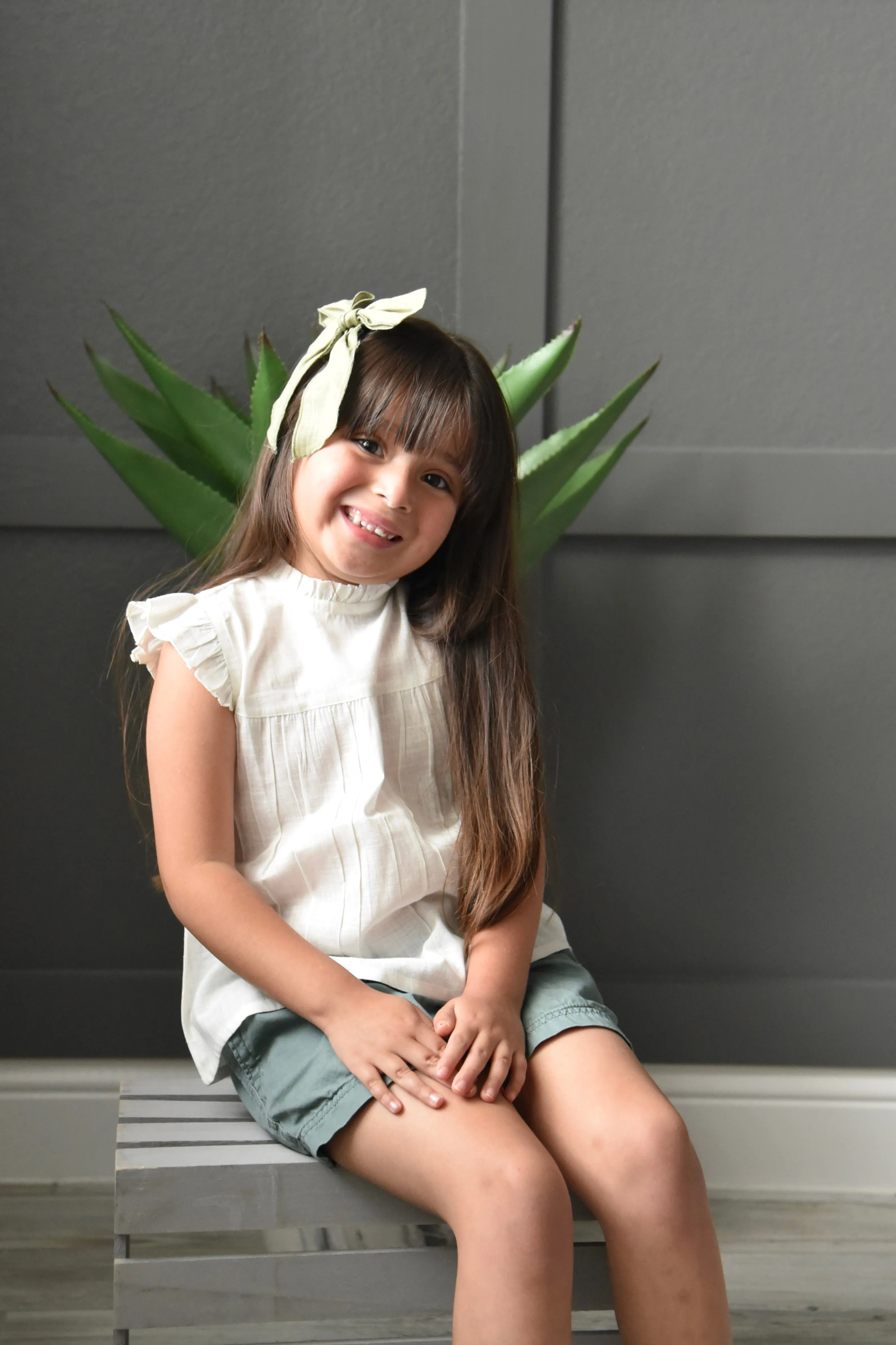 Ruffle Ivory Top