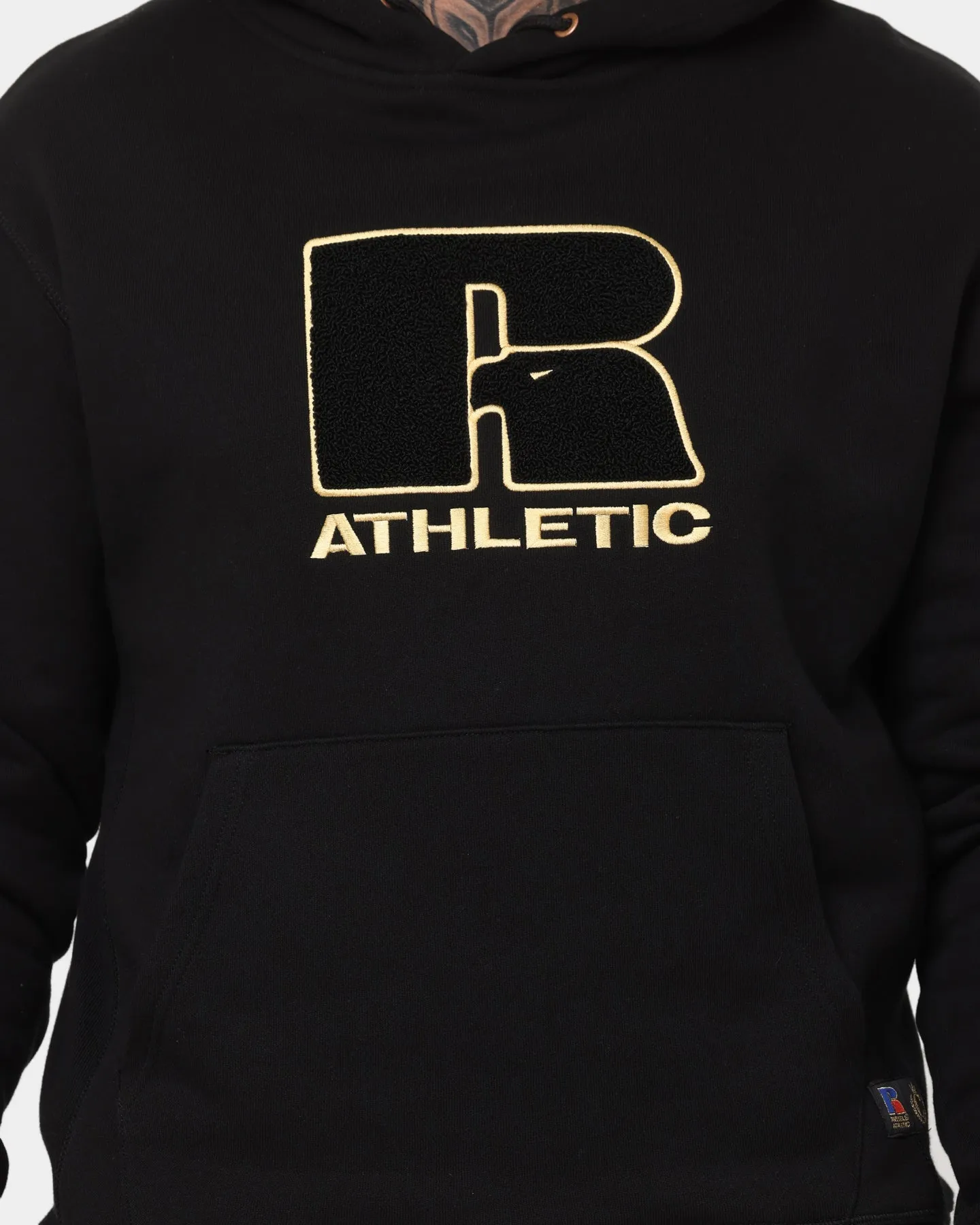 Russell Athletic Russell Athletic X Culture Kings College Athletic Hoodie Black/Gold