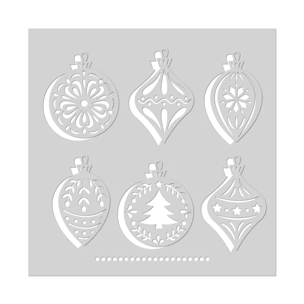 SA253 Color Layering Pop-out Ornament Stencil