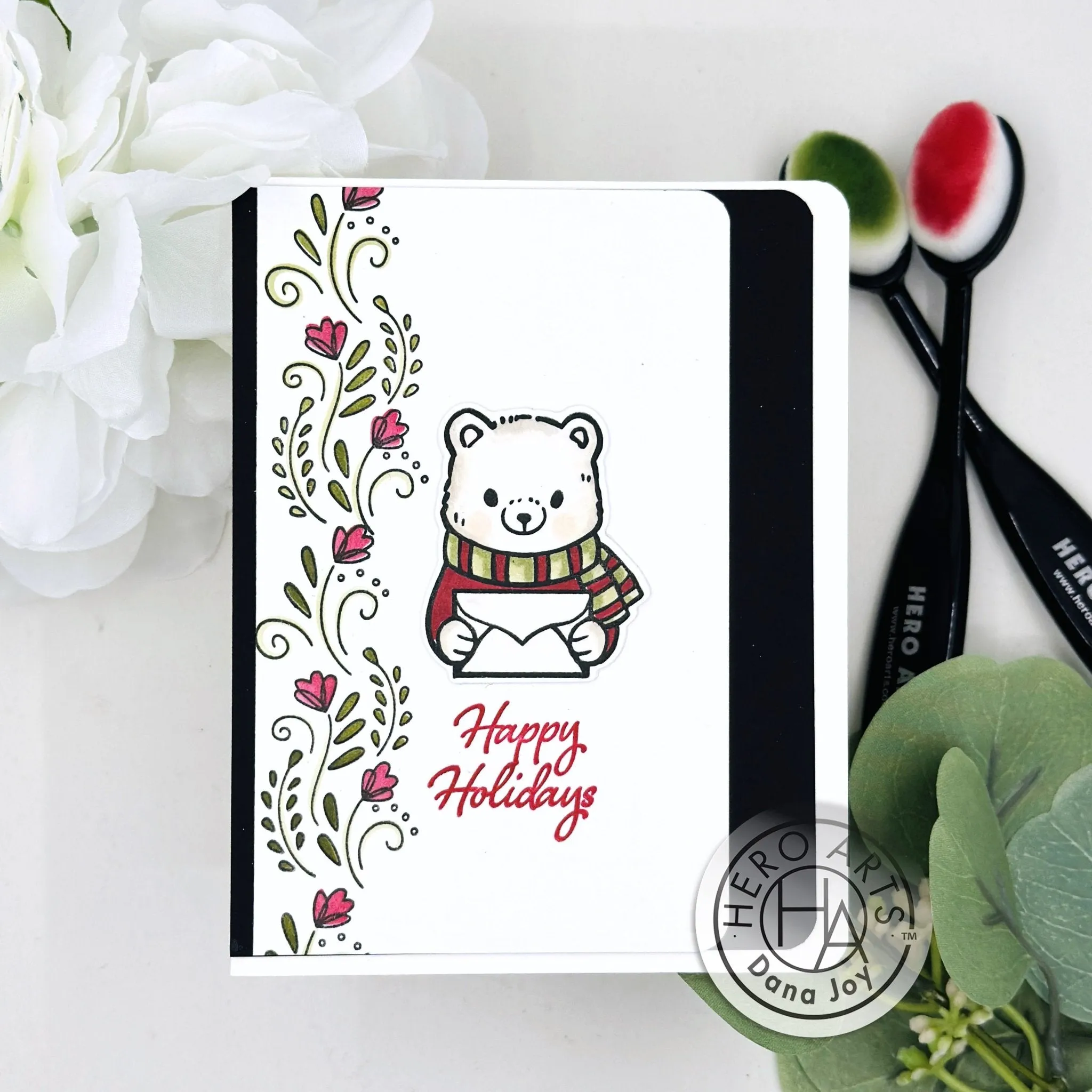 SA260 Color Layering Holiday Flourishes Stencils