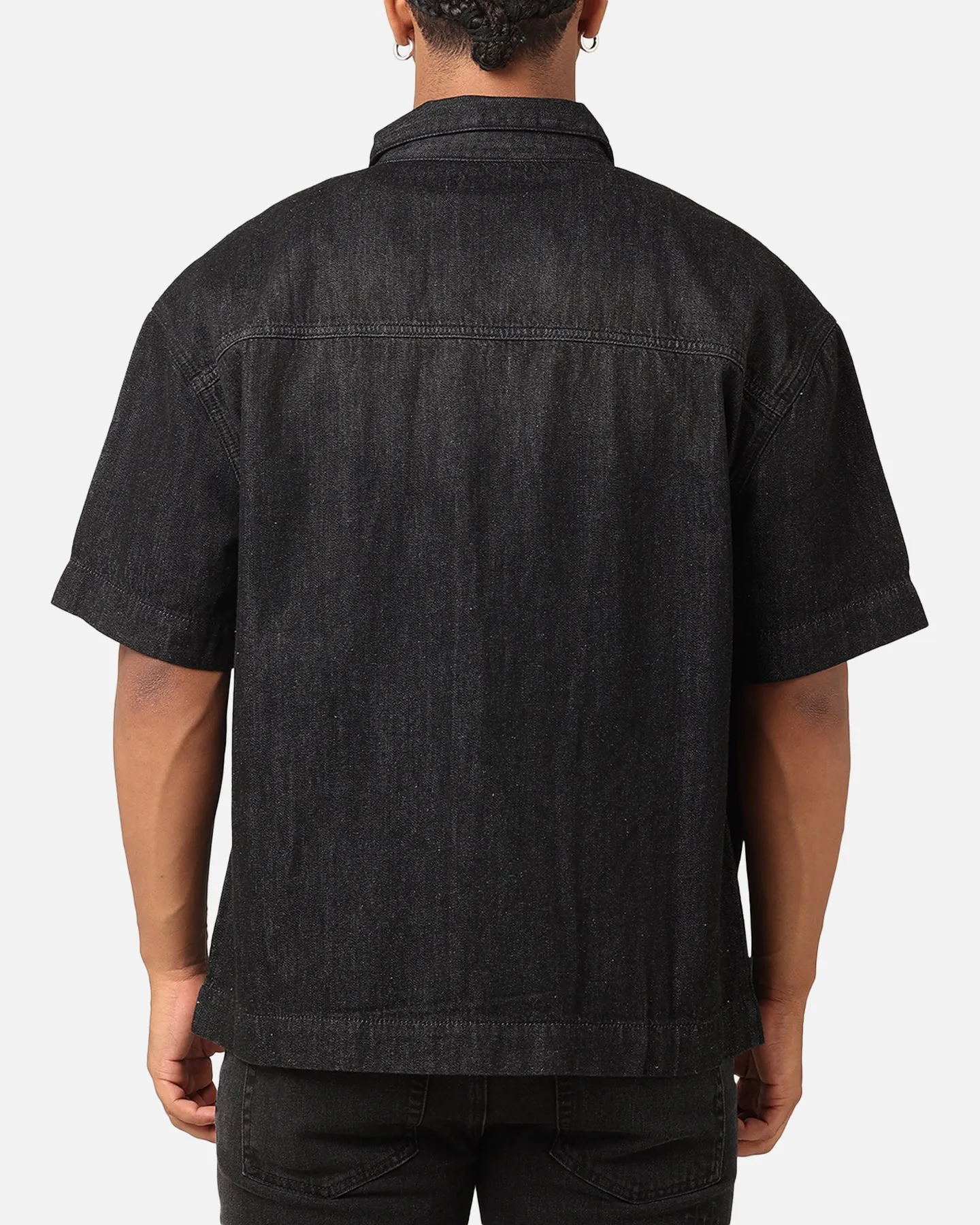Saint Morta Boxy Denim Shirt Black