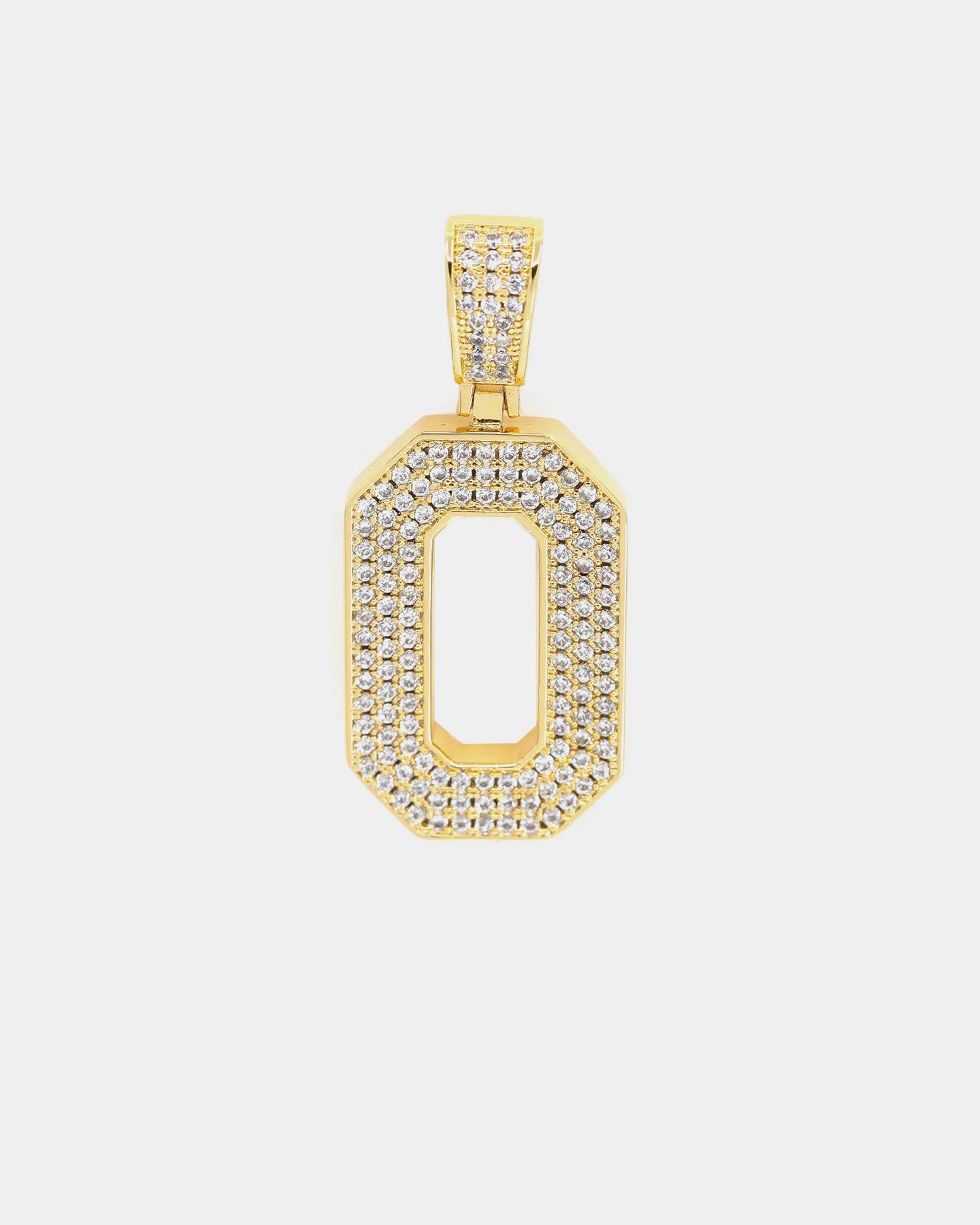 Saint Morta Men's Iced College Pendant Iced Gold