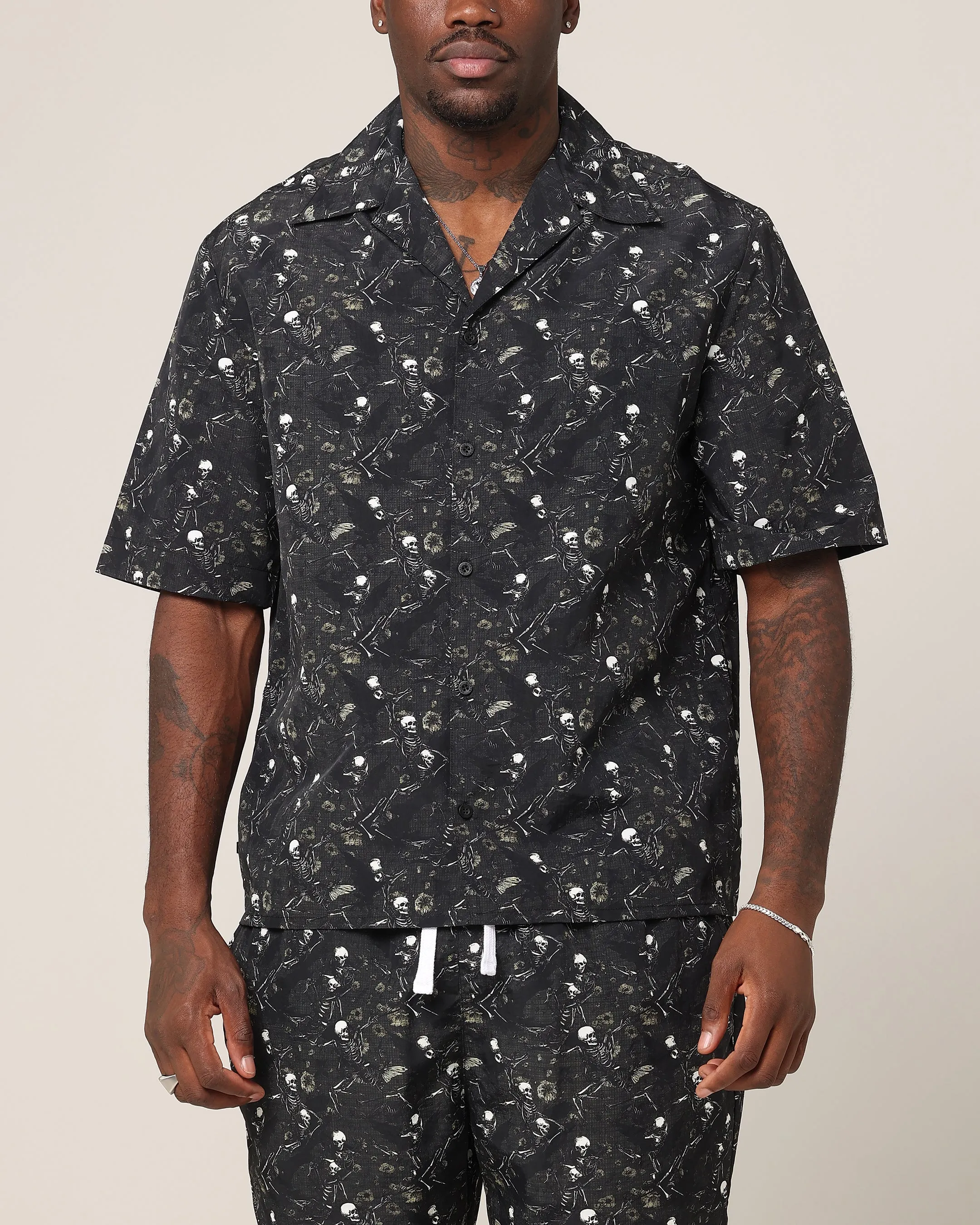 Saint Morta Netherworld Button Up Shirt Multi