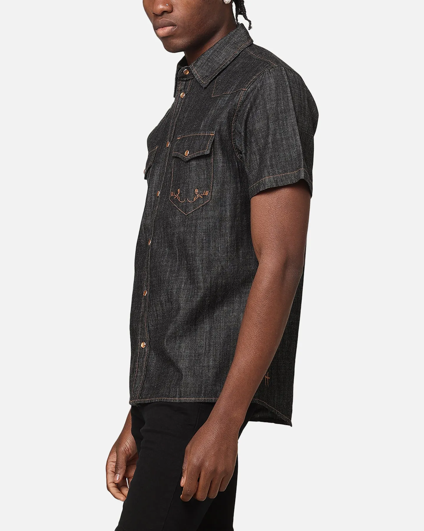 Saint Morta Rodeo Denim Shirt Black