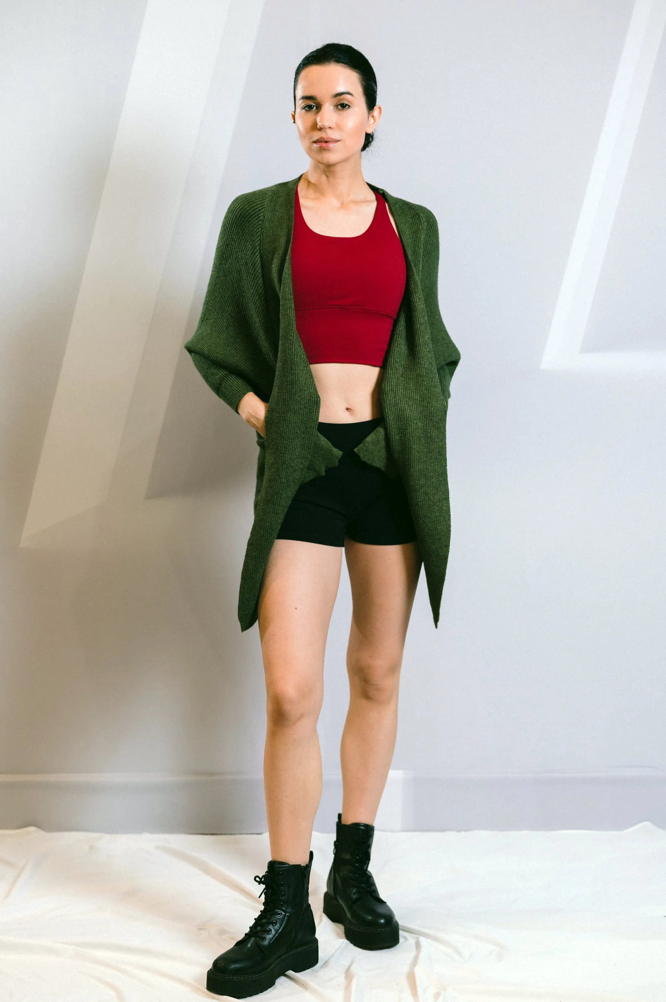 SAMANTHA OPEN KNIT CARDIGAN