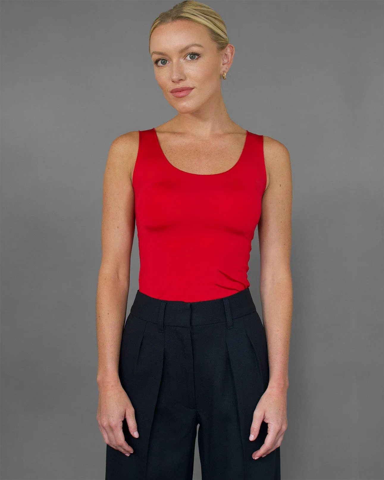 Satin Reversible Scoop Tank