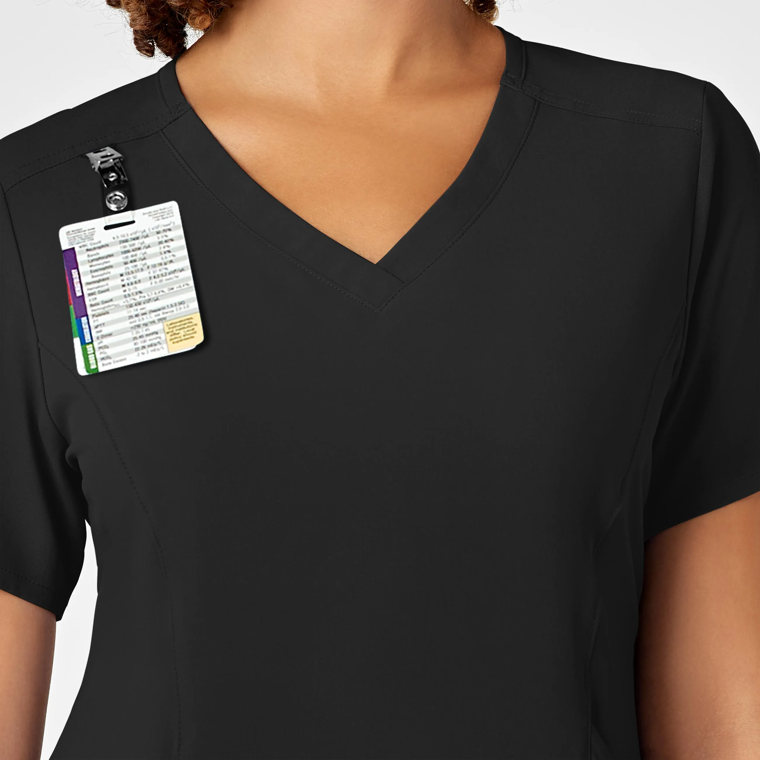 SCC RENEW Women's V-Neck Scrub Top With Logo