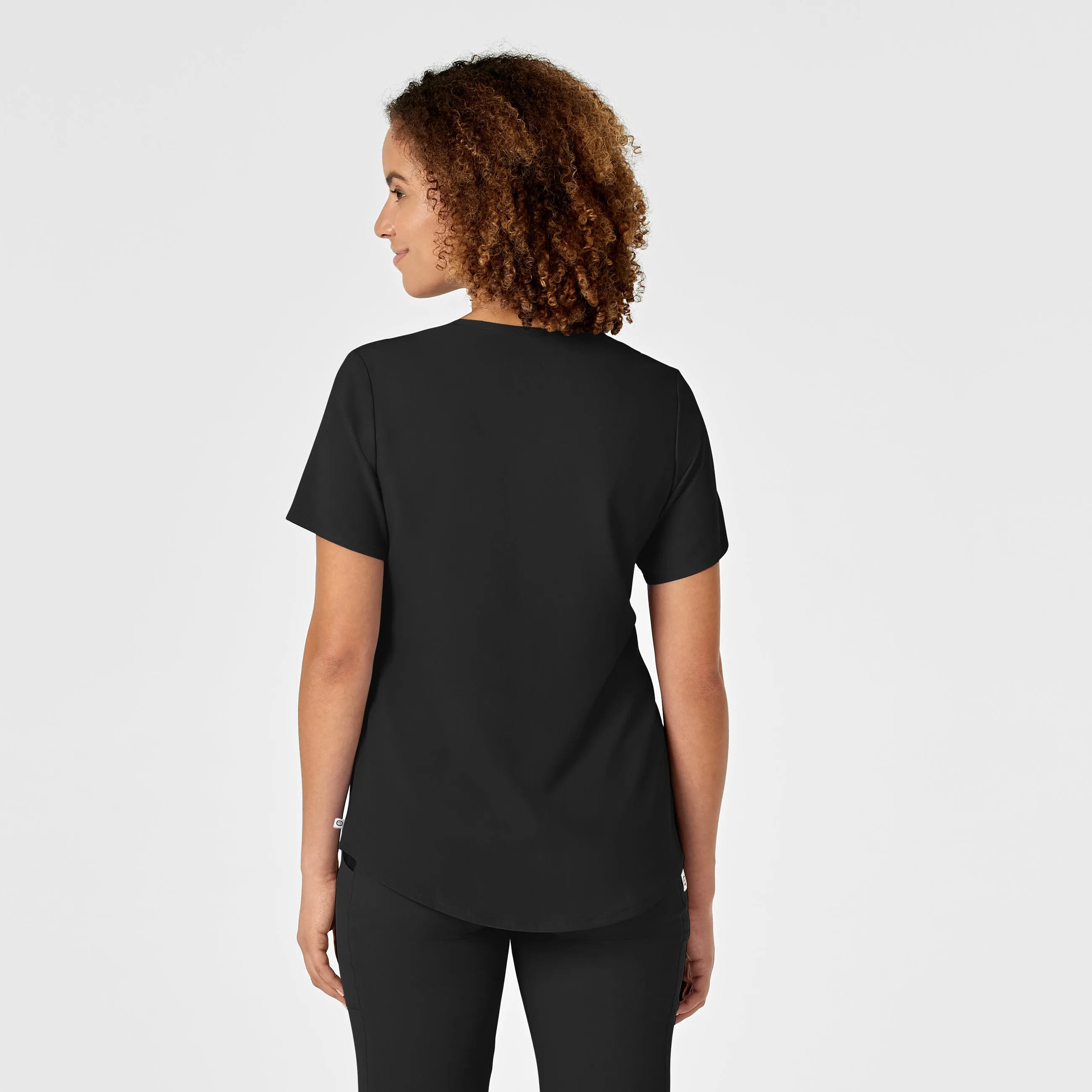 SCC RENEW Women's V-Neck Scrub Top With Logo