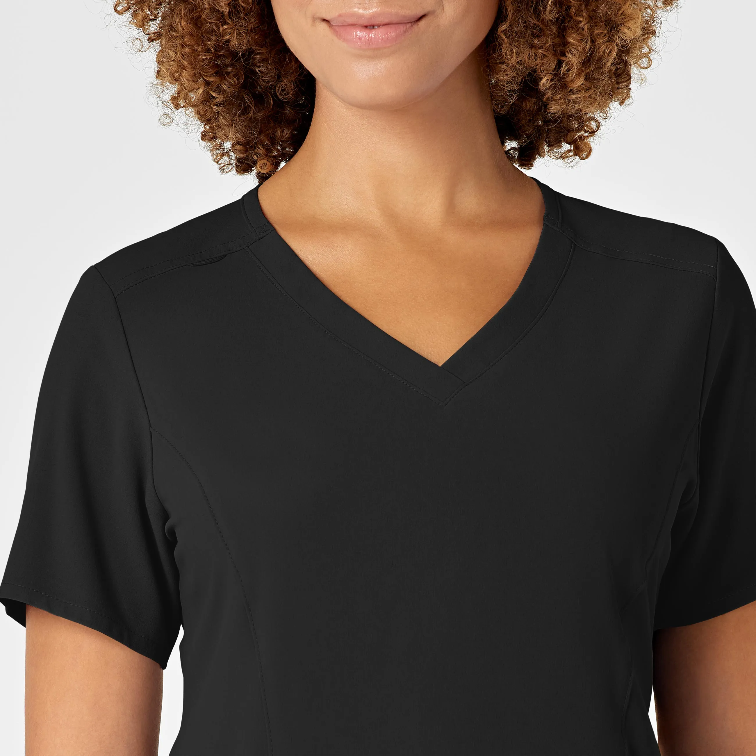 SCC RENEW Women's V-Neck Scrub Top With Logo