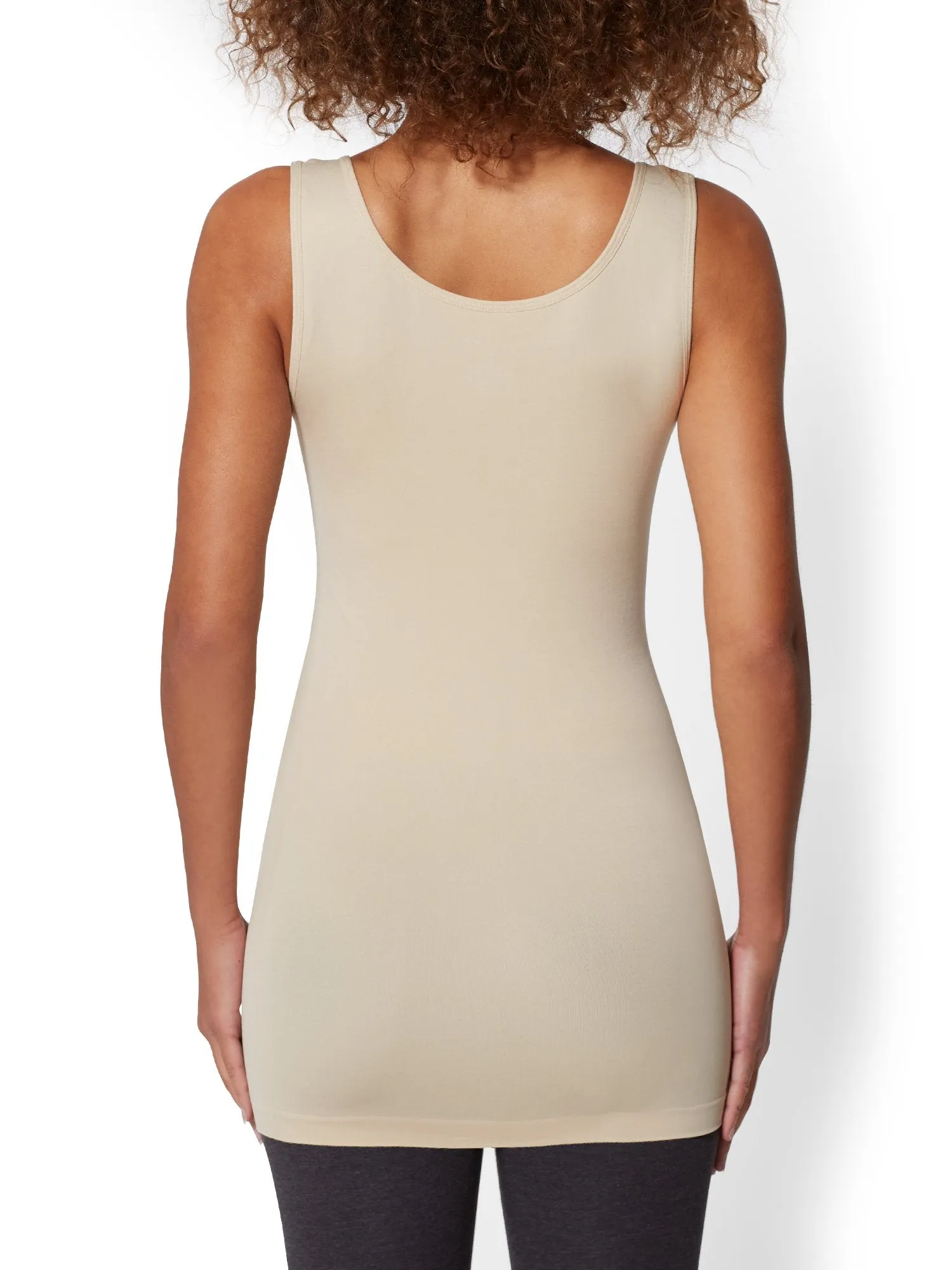 Scoopneck Seamless Layering Tank - Sleek & Chic