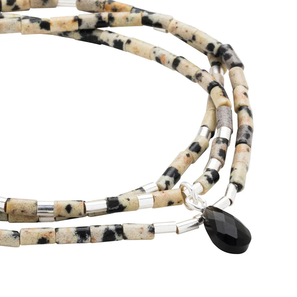 Scout - Teardrop Stone Wrap Bracelet/Necklace