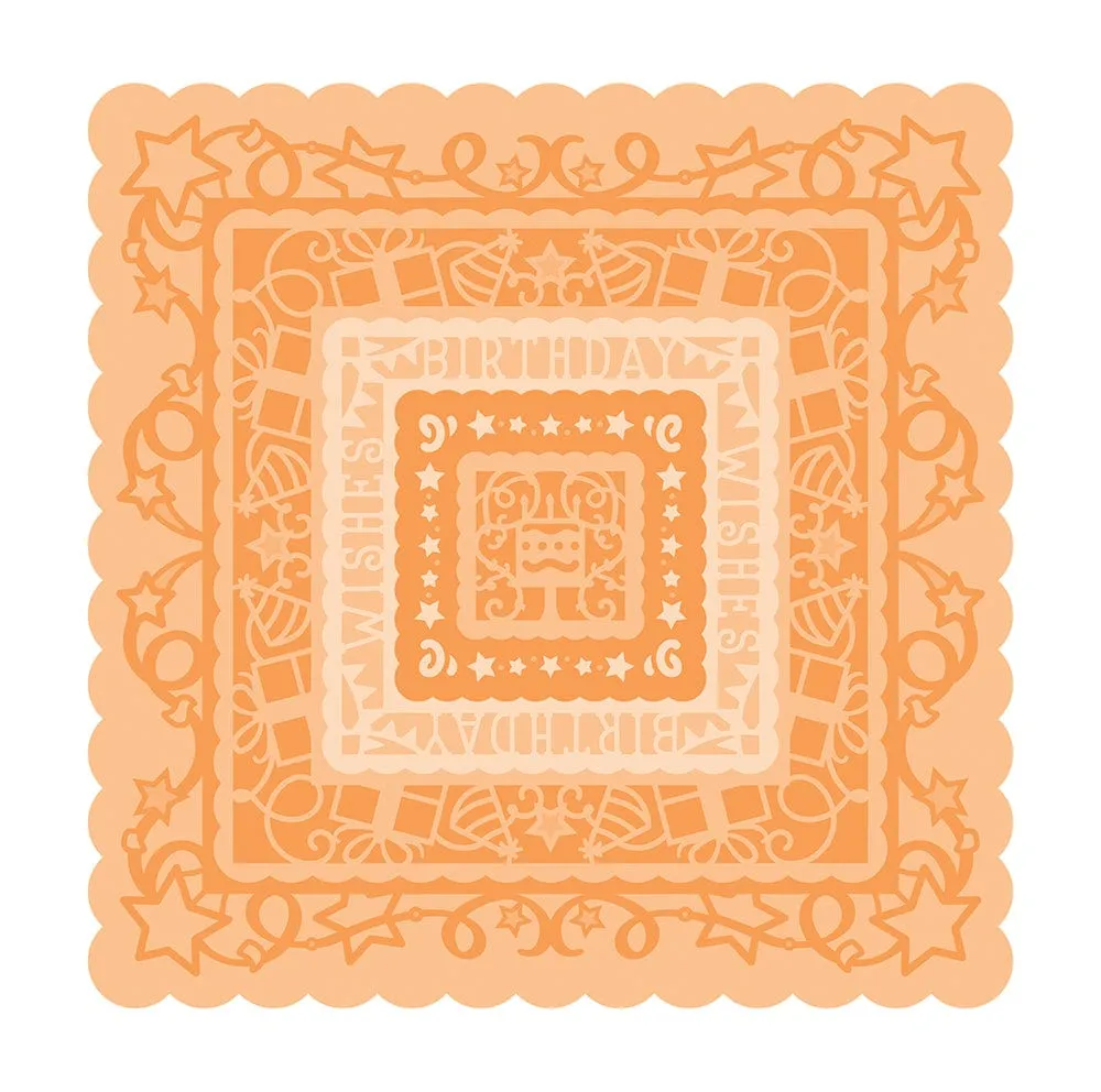 Sentimental Layering Die Set - Birthday Wishes - 4891E