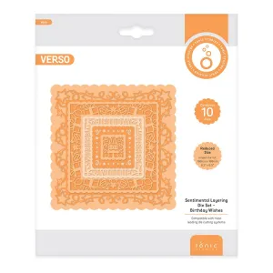 Sentimental Layering Die Set - Birthday Wishes - 4891E