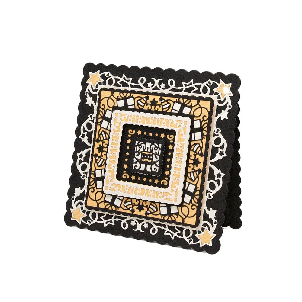Sentimental Layering Die Set - Birthday Wishes - 4891E