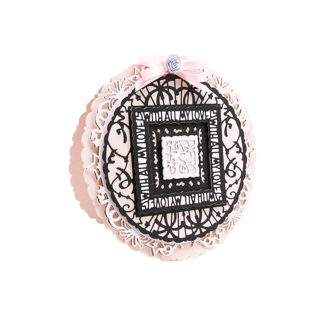 Sentimental Layering Die Set - Congratulations - 4892E