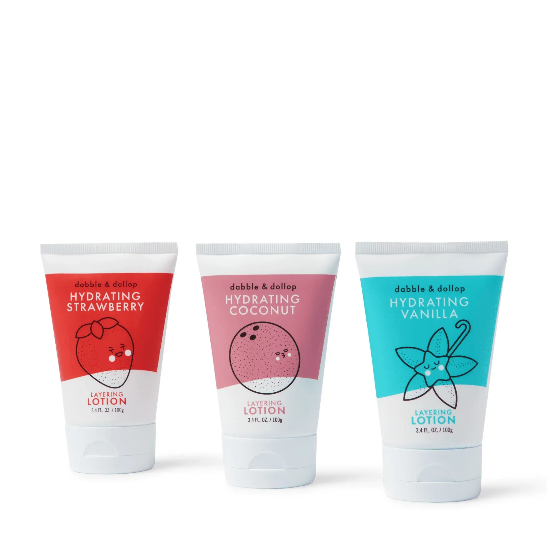 Set of 3 Layering Lotions - Dabble & Dollop