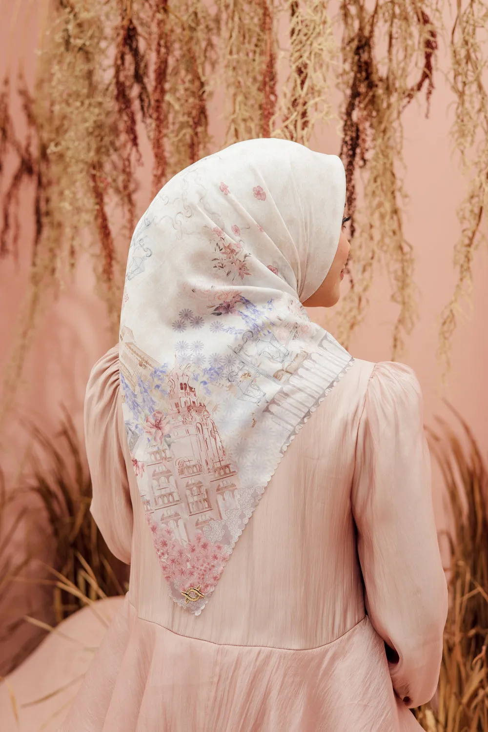 Seville Scarf Whisper White