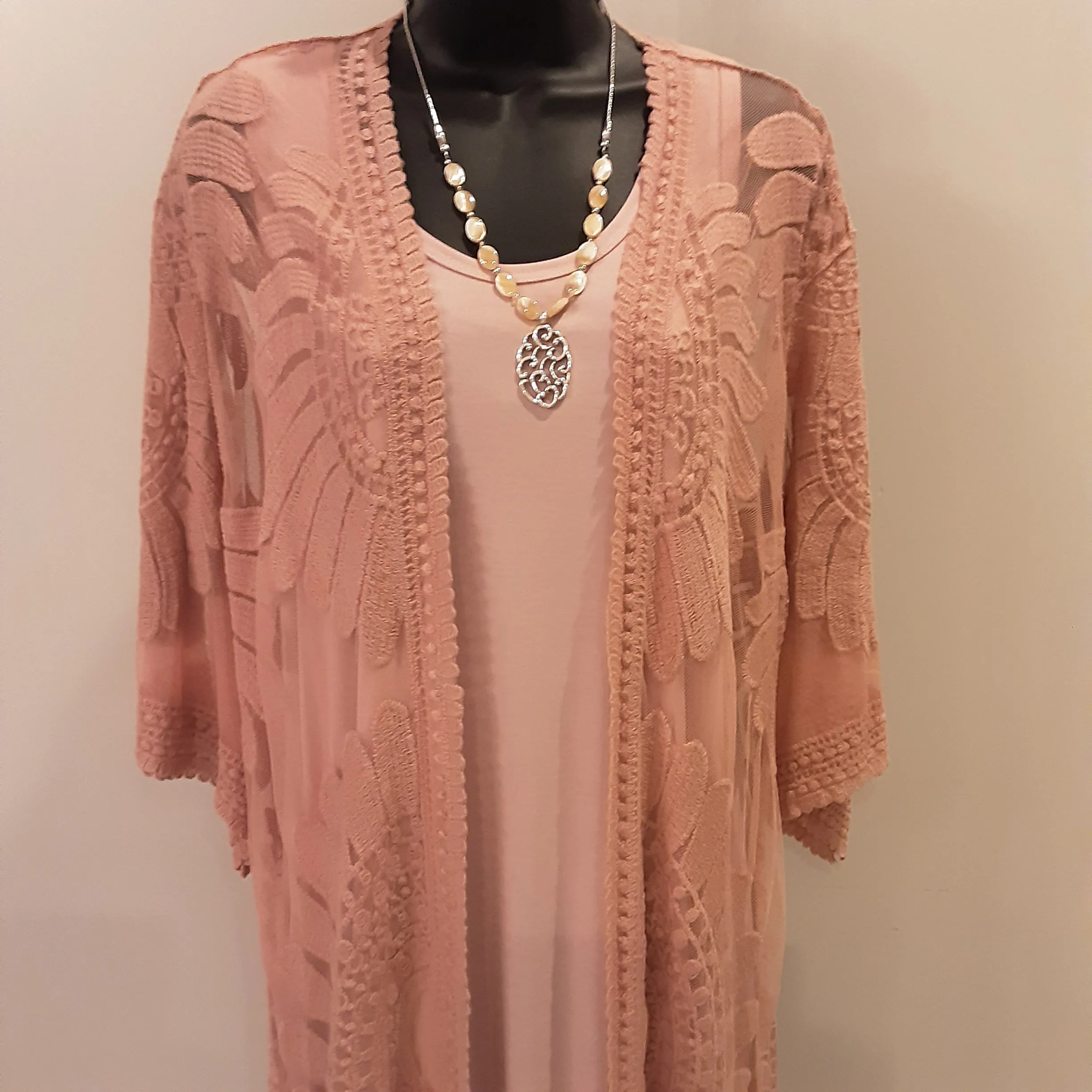 Sheer & Lace Cardigan - Perfect for Layering