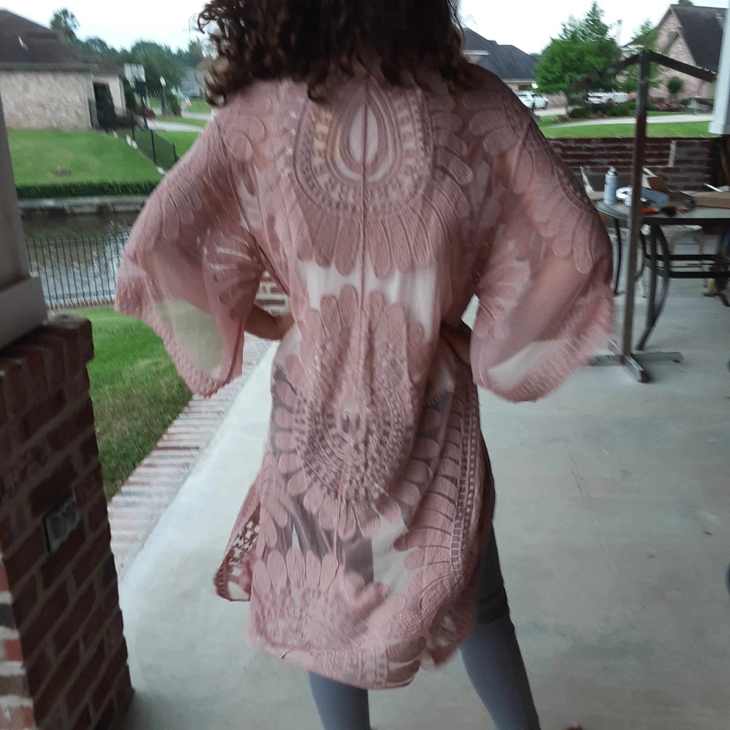 Sheer & Lace Cardigan - Perfect for Layering