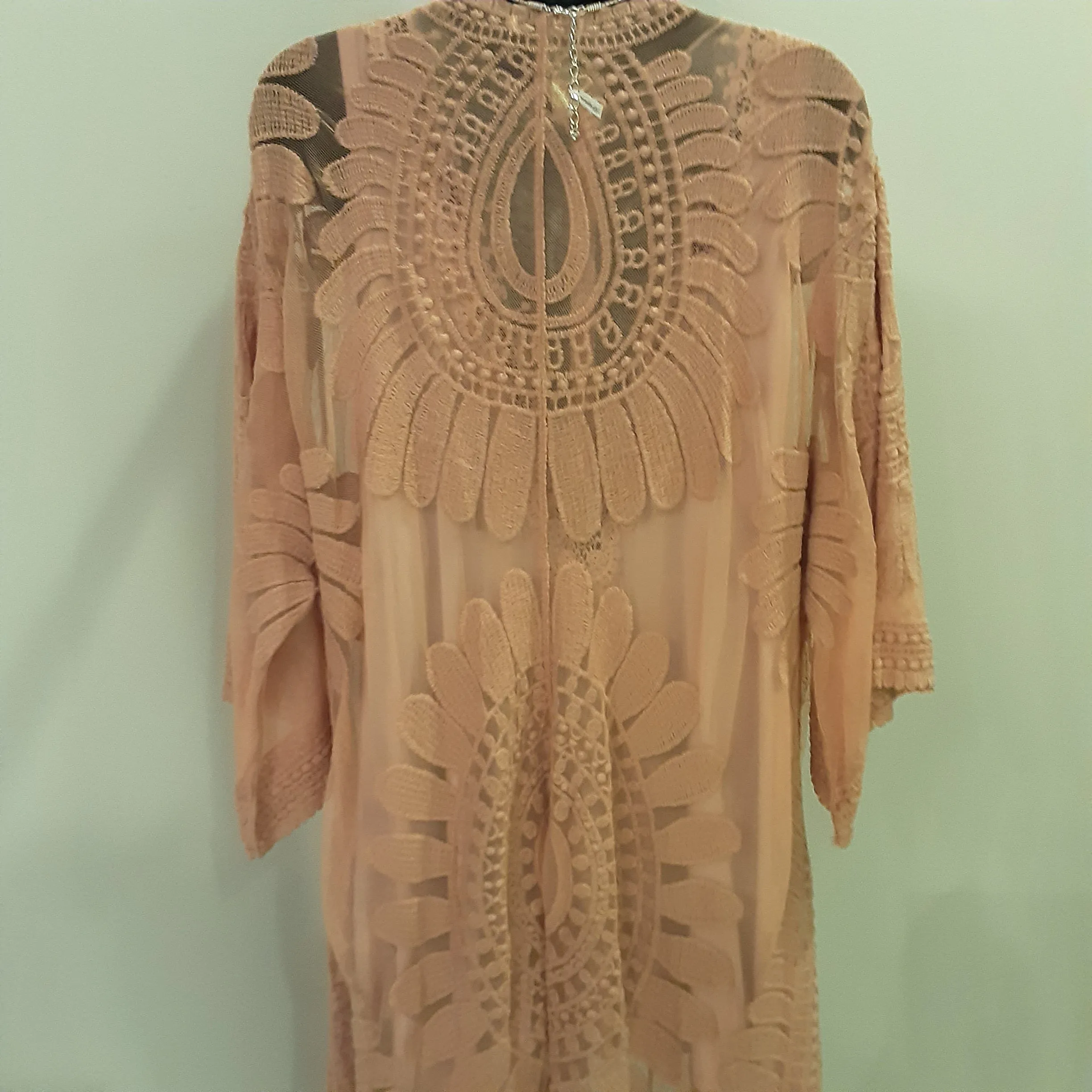 Sheer & Lace Cardigan - Perfect for Layering