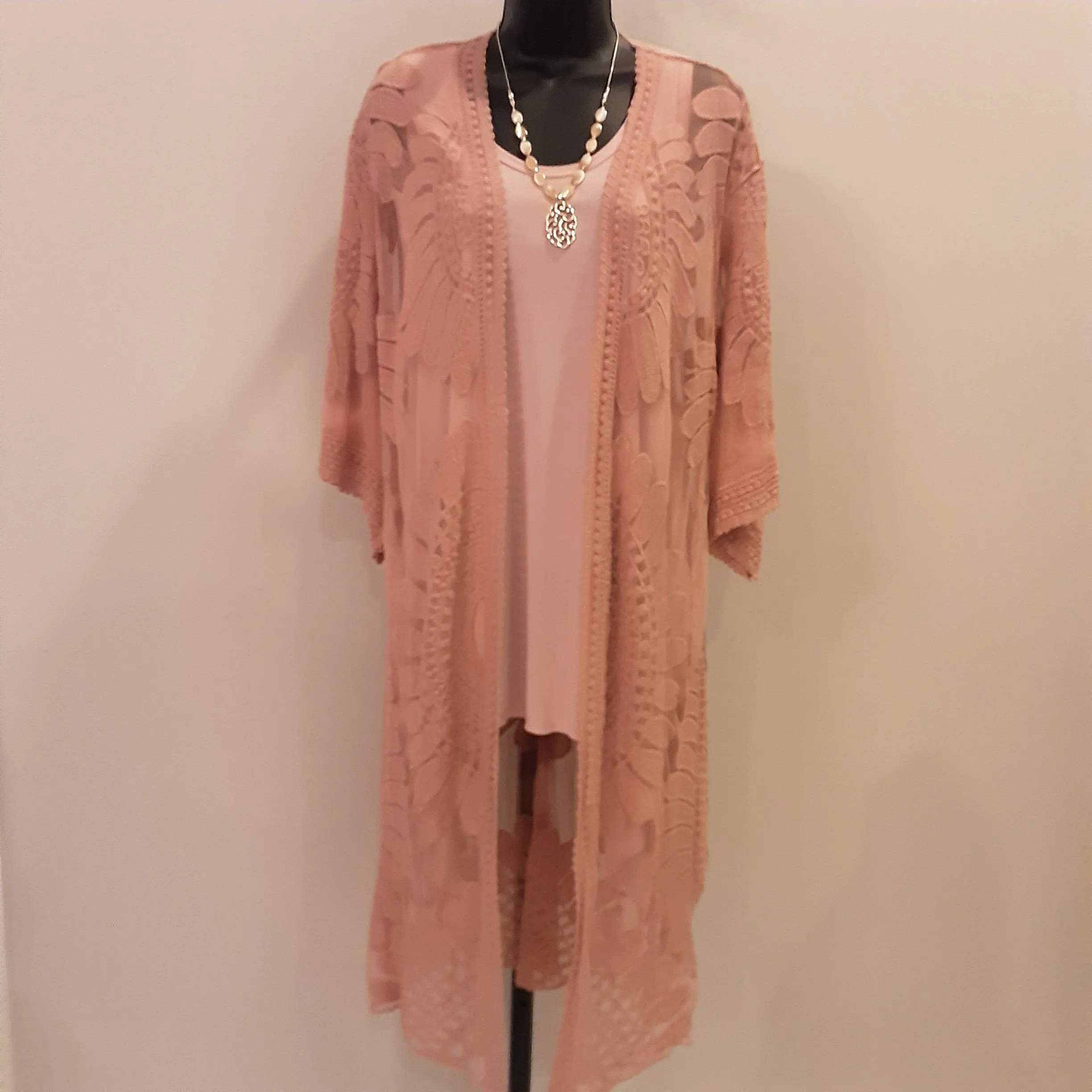 Sheer & Lace Cardigan - Perfect for Layering