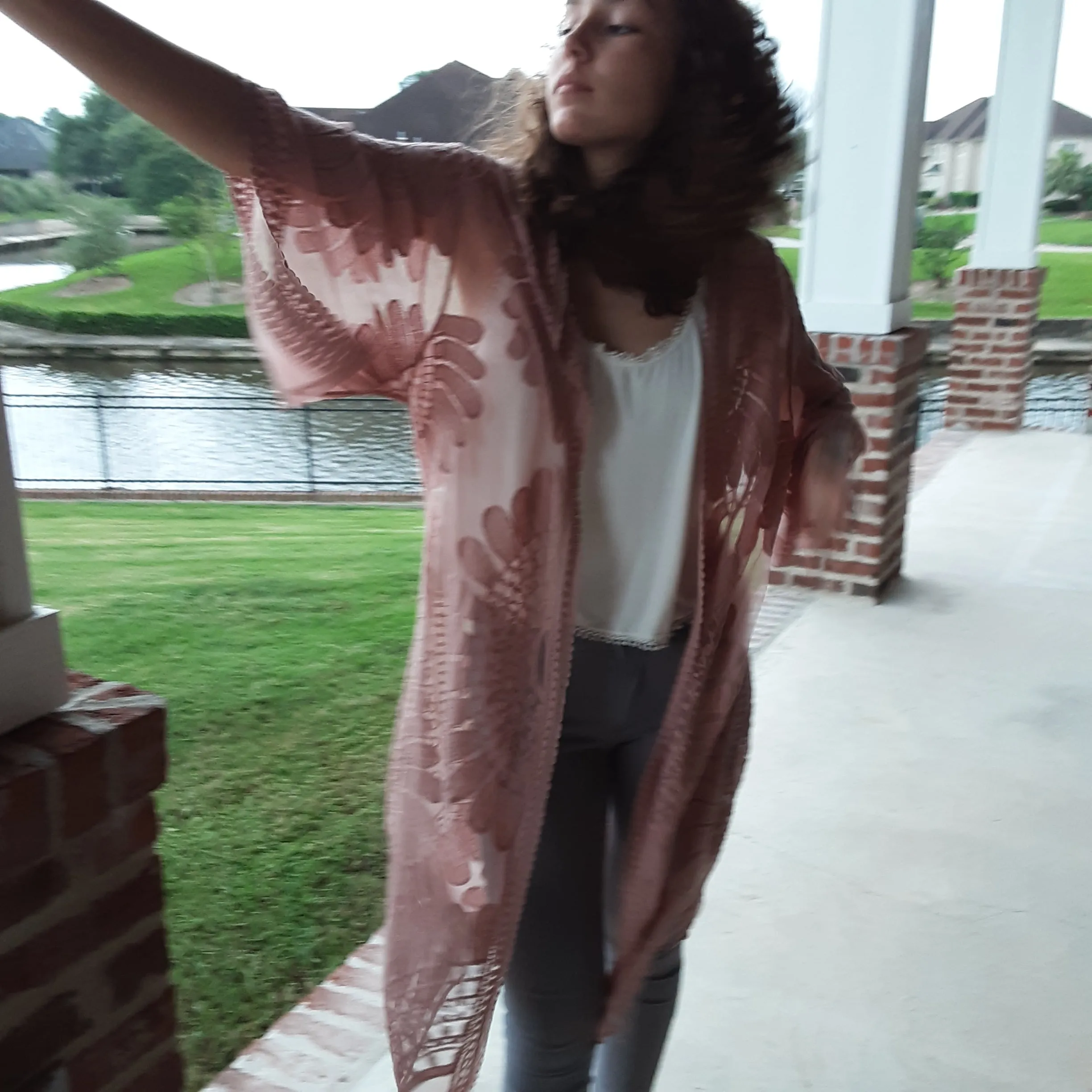 Sheer & Lace Cardigan - Perfect for Layering