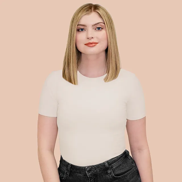 Short Sleeve Crew Neck Layering Top