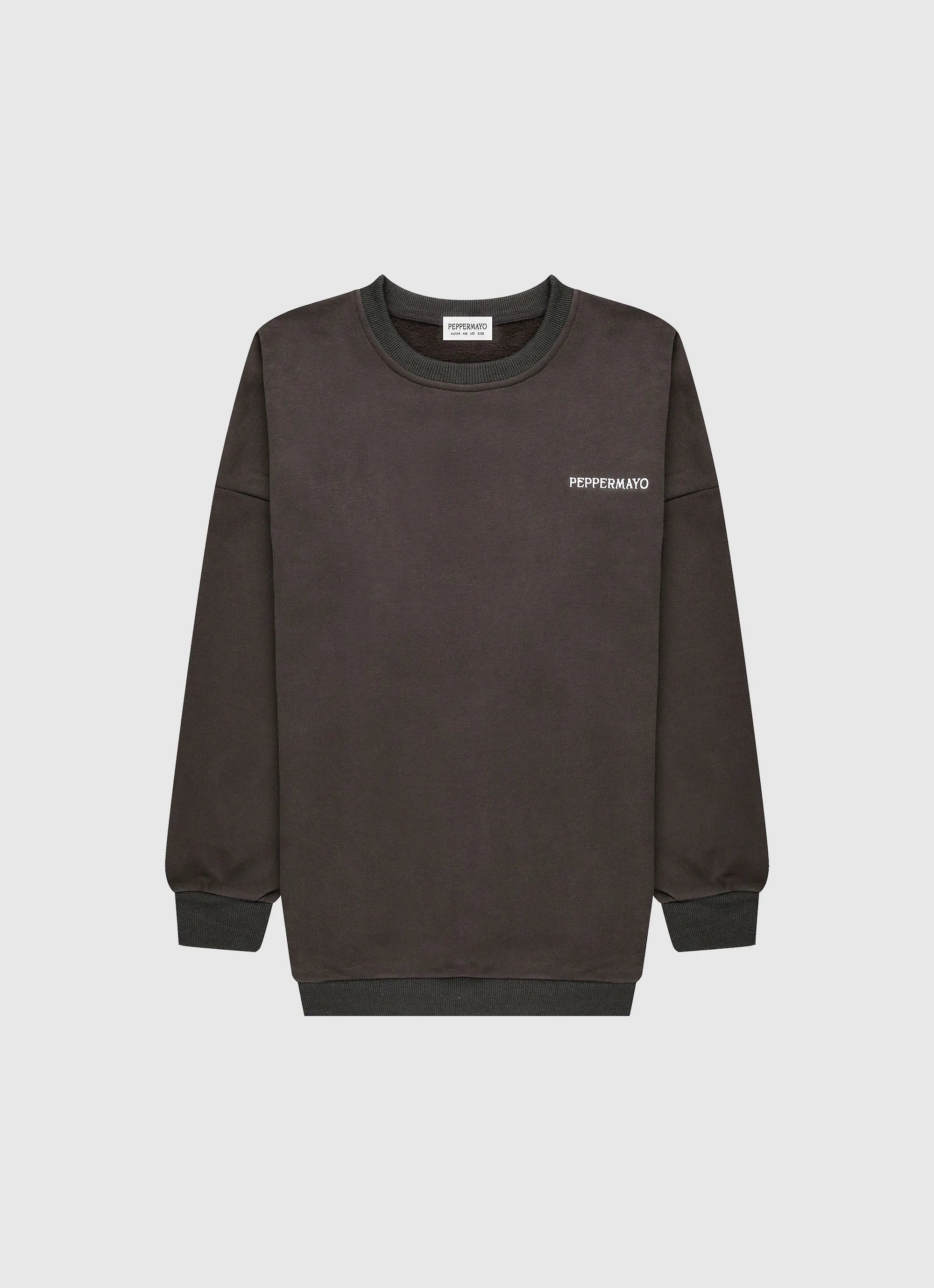 Signature Oversized Sweatshirt - Charcoal