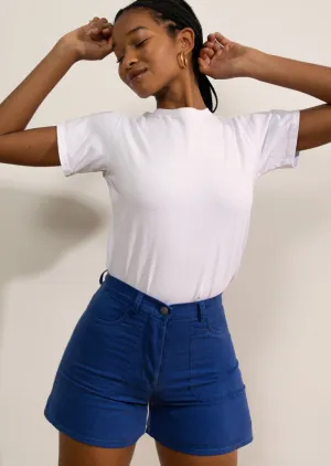 Simone High Waist Shorts - Royal