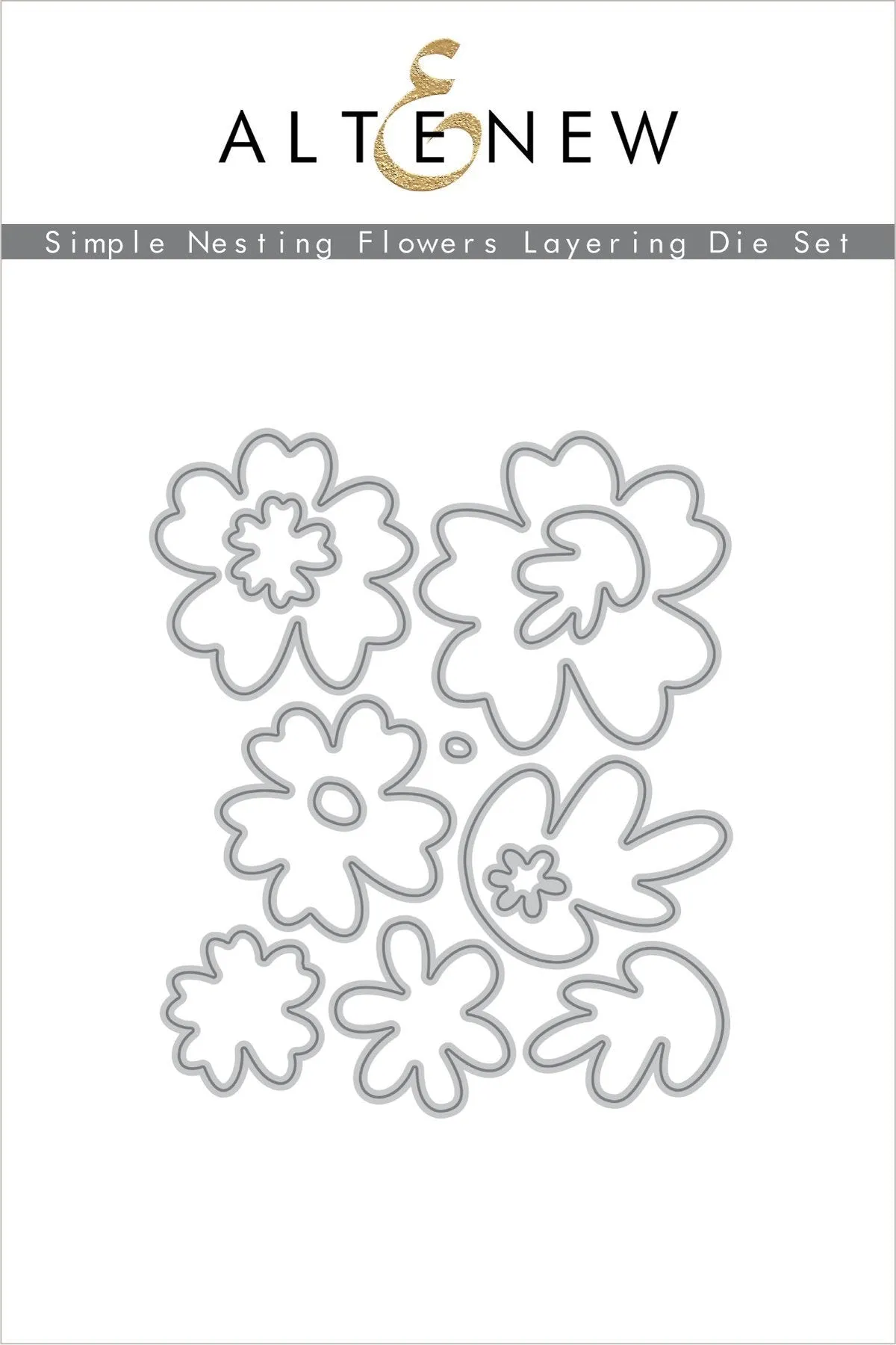 Simple Nesting Flowers Layering Die Set - RETIRING