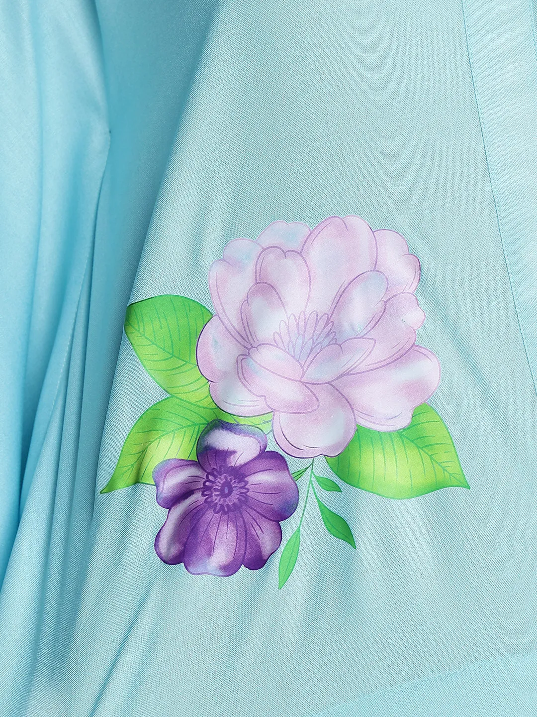 SkyBlue Kaftan Top - Hyacinth