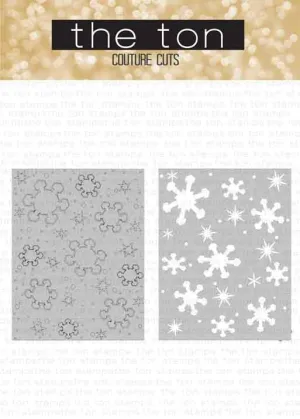 Snowflake Layering Coverplate Dies A B