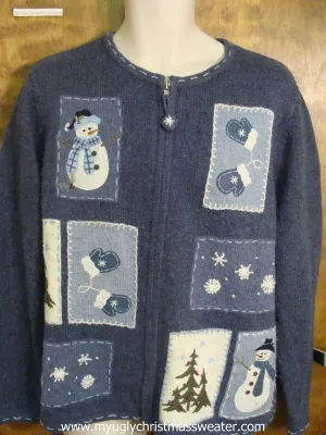 Snowy Scenes Cute Christmas Sweater