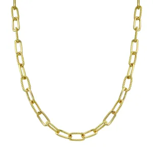 Solid & Rope Paperclip Necklace