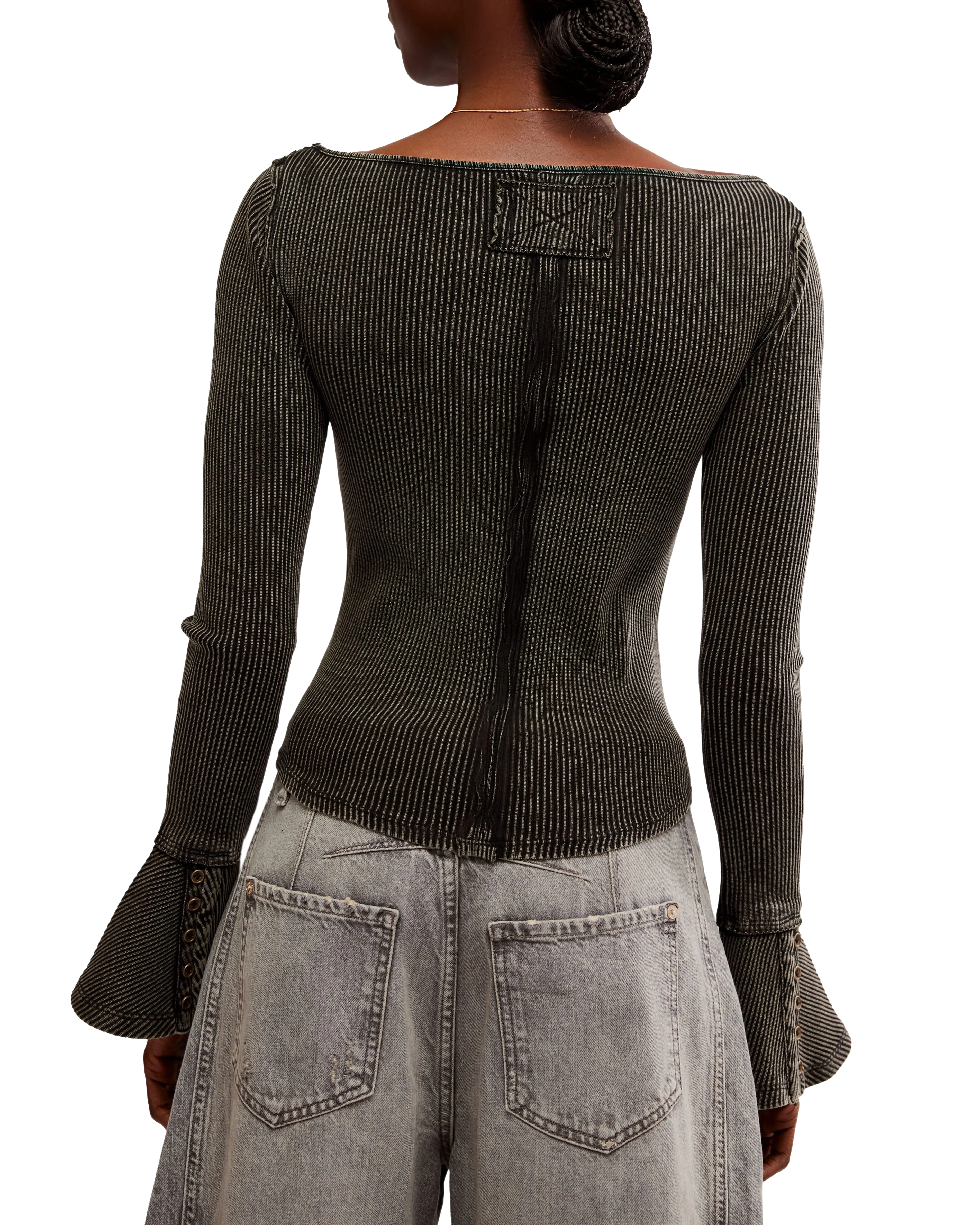 Soul Sister Layering Top in Black