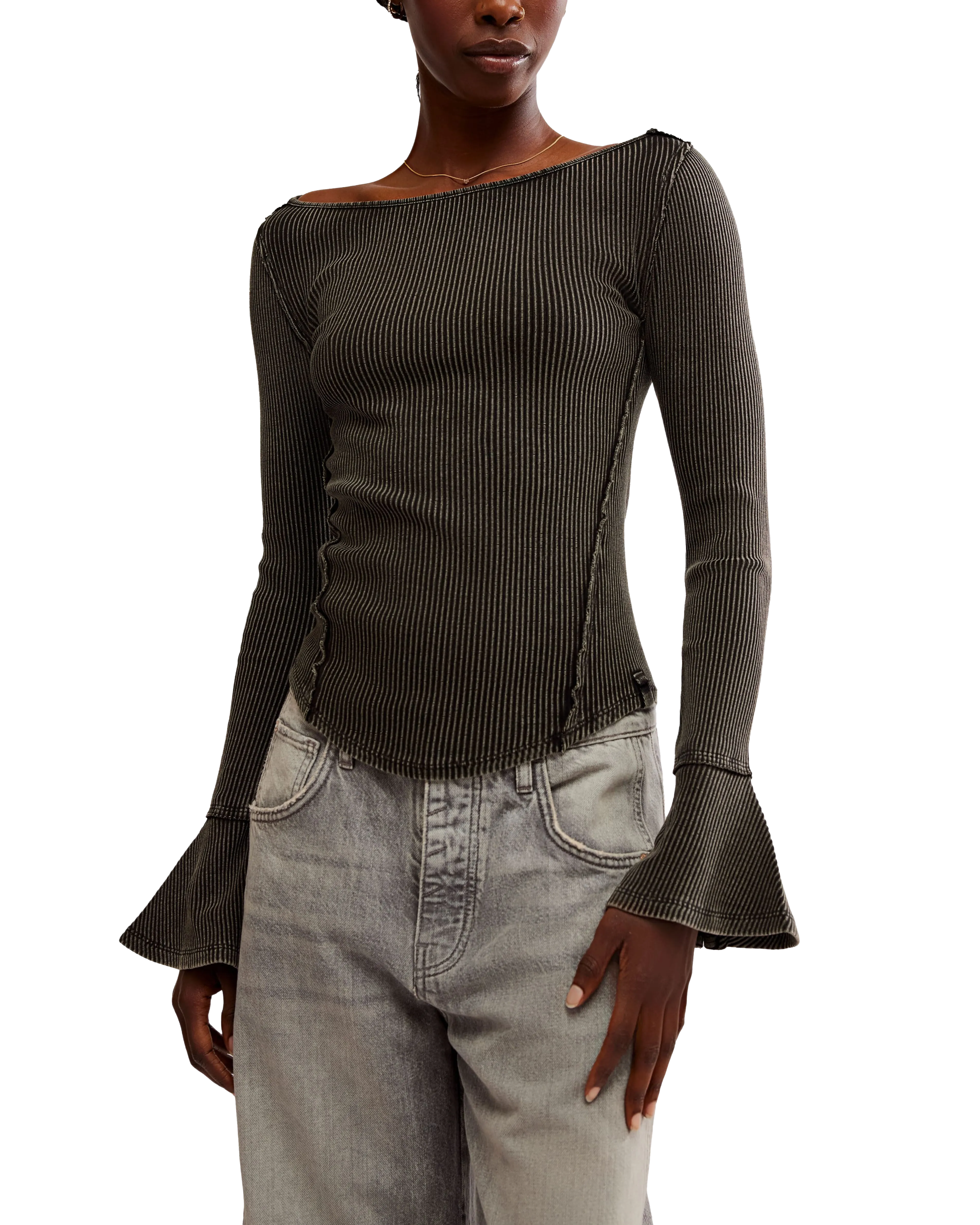 Soul Sister Layering Top in Black