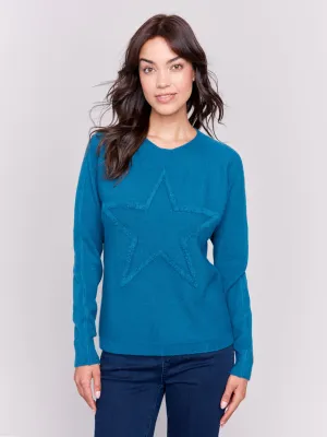 Star Fringe Sweater #684