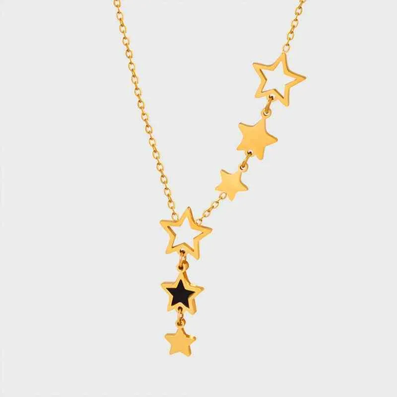 Star Gold Layering Necklace