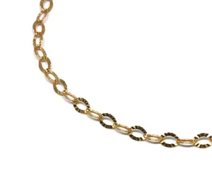 Starburst Links Gold Chain Bracelet