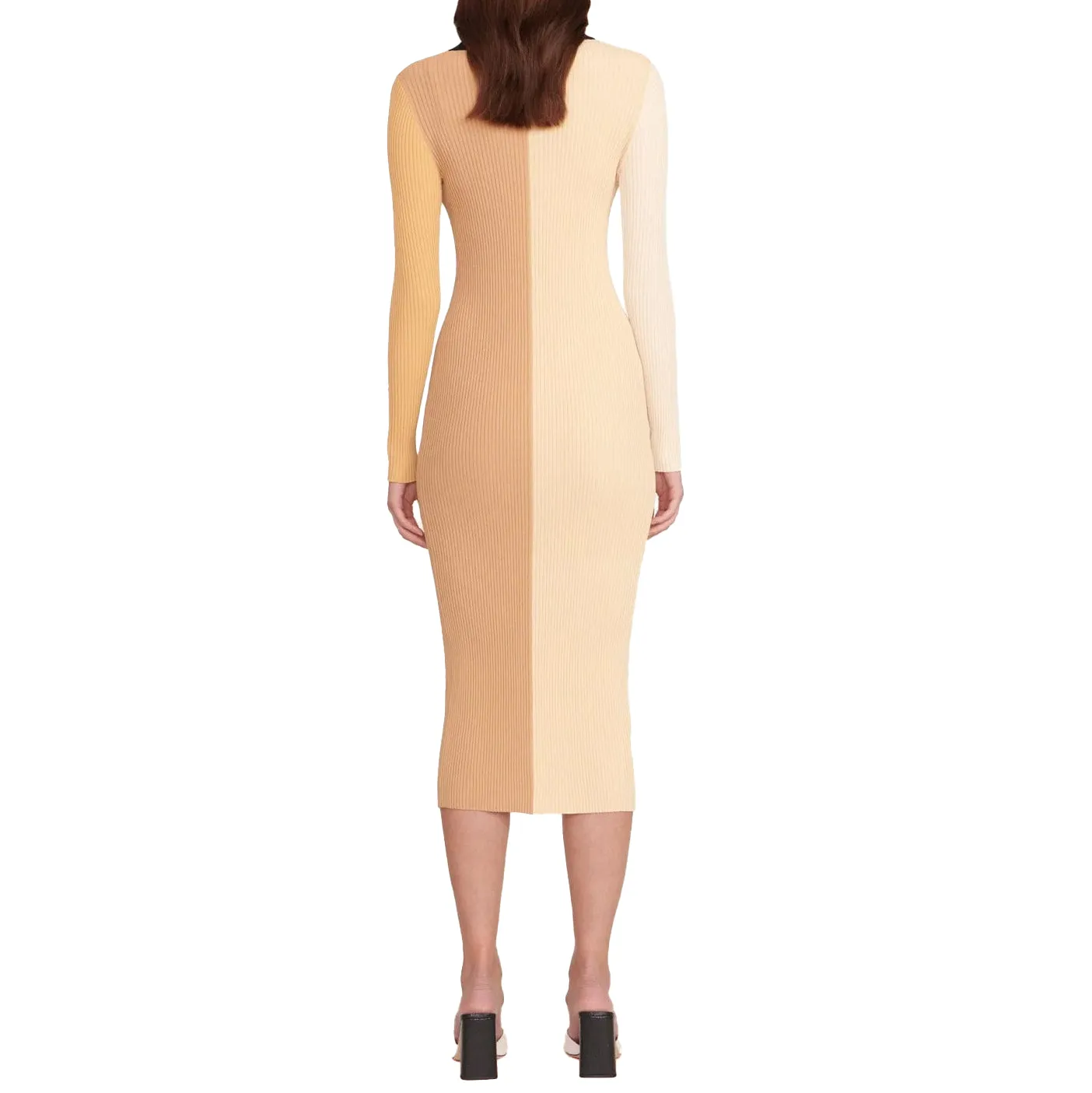 Staud Shoko Fennel Long Cardigan Sweater
