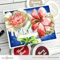 Stencil Art: White Cap Peonies & Add-on Die Bundle