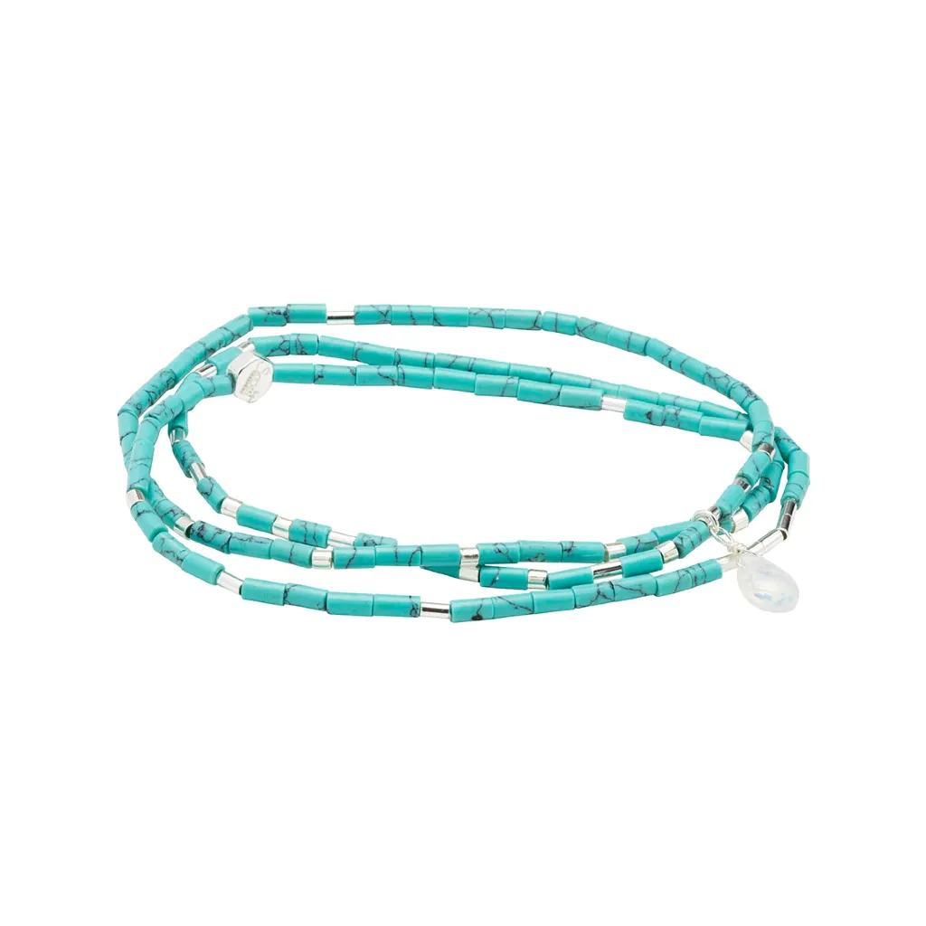 Stone Wrap Teardrop Bracelet