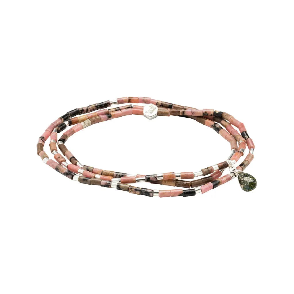 Stone Wrap Teardrop Bracelet